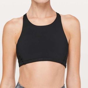 Lululemon Free To Be Bra *High Neck size 8 
Black